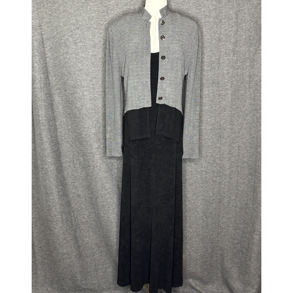Creations Joseph Ribkoff Long Sleeve Jacket & Sleeveless Dress Set Women Size 12